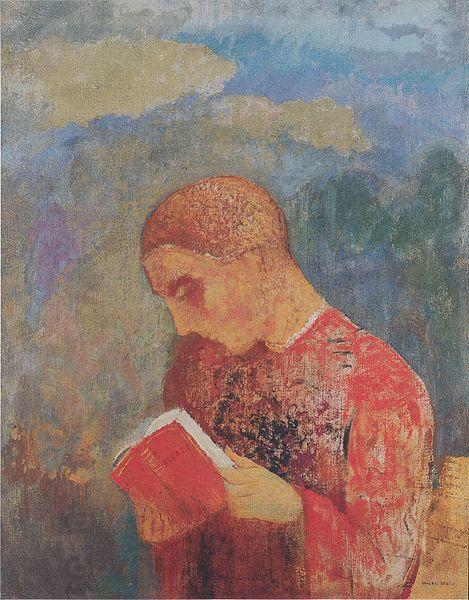 Odilon Redon Elsass oder Lesender Monch